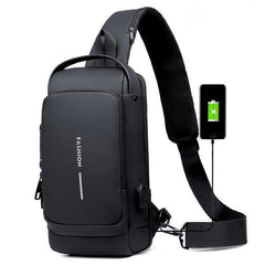 Multifunctional Anti-theft USB Charging Crossbody Shoulder Bag Maxum