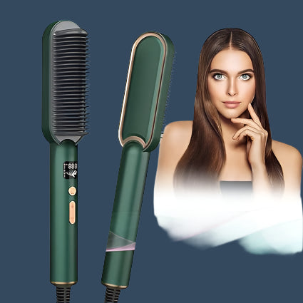 Electric Hair Straightener Brush Maxum